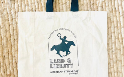 Land & LibertyTote Bag