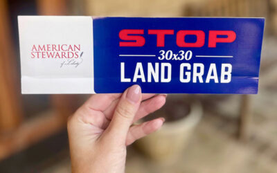 Stop the Land GrabBumper Sticker