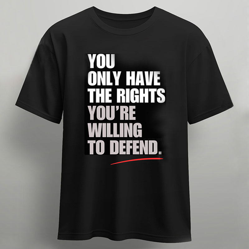 Defend RightsBlack T-Shirt