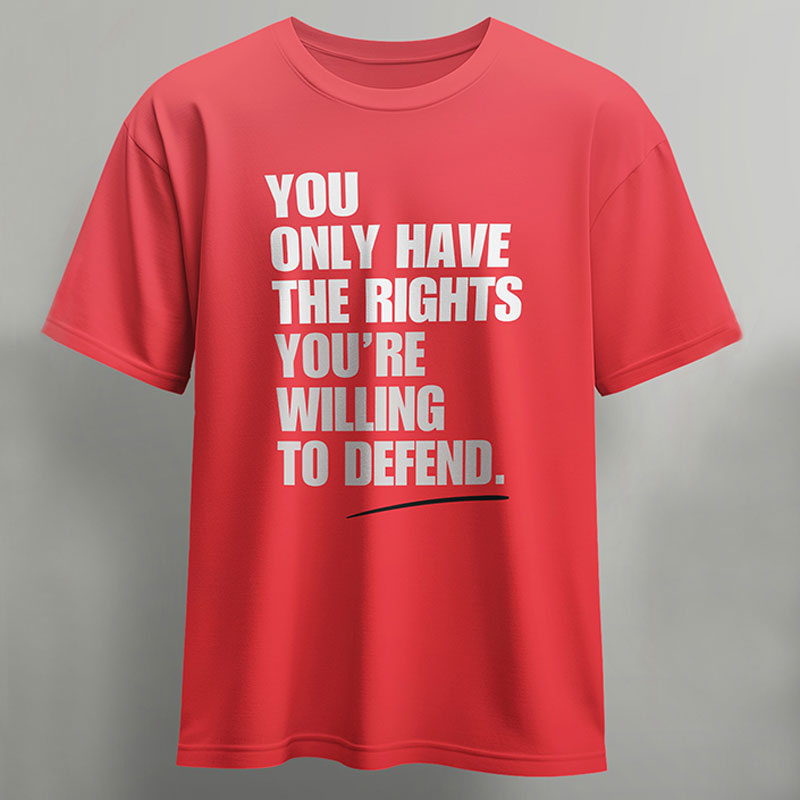 Defend RightsRed T-Shirt