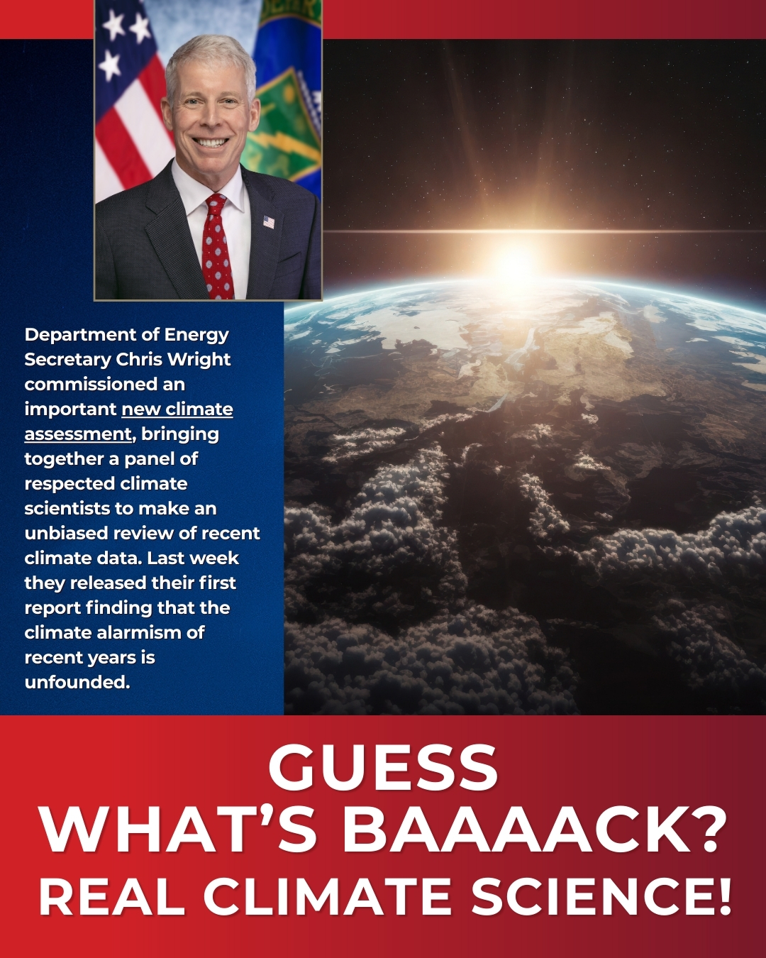 “Climate Science is Baaaack”