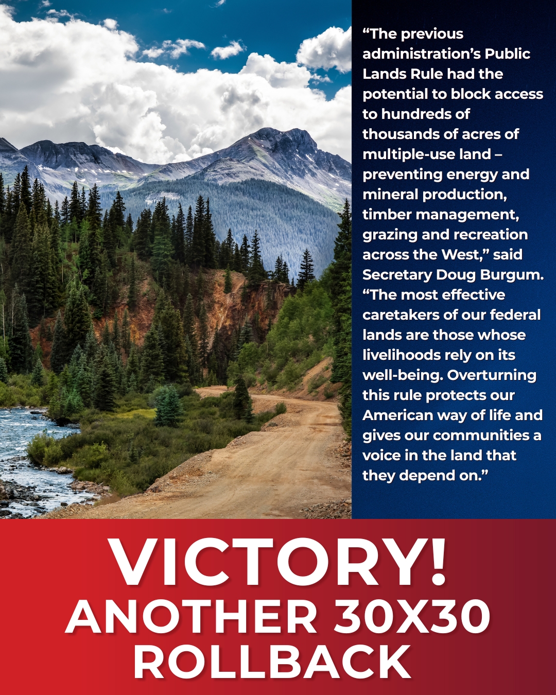 Rollback Continues – Another 30×30 Victory