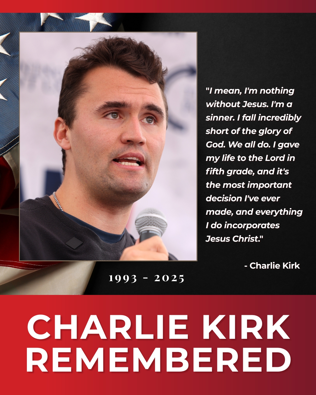 Charlie Kirk – Well Done Faithful Servant!