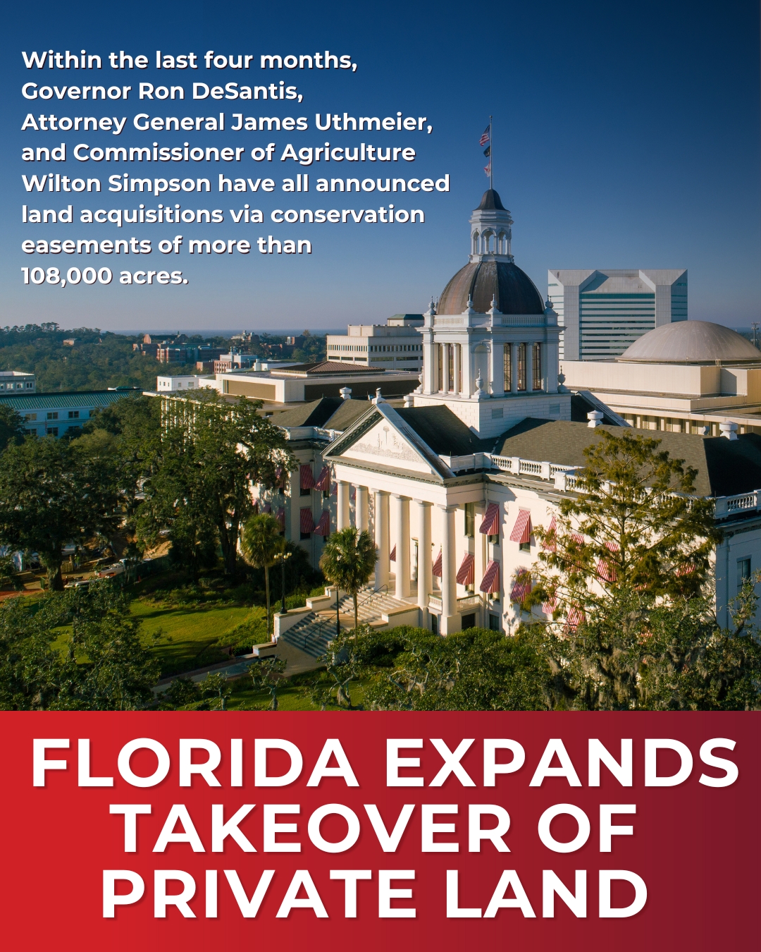 Florida Continues Its Massive Take Over of Private Land