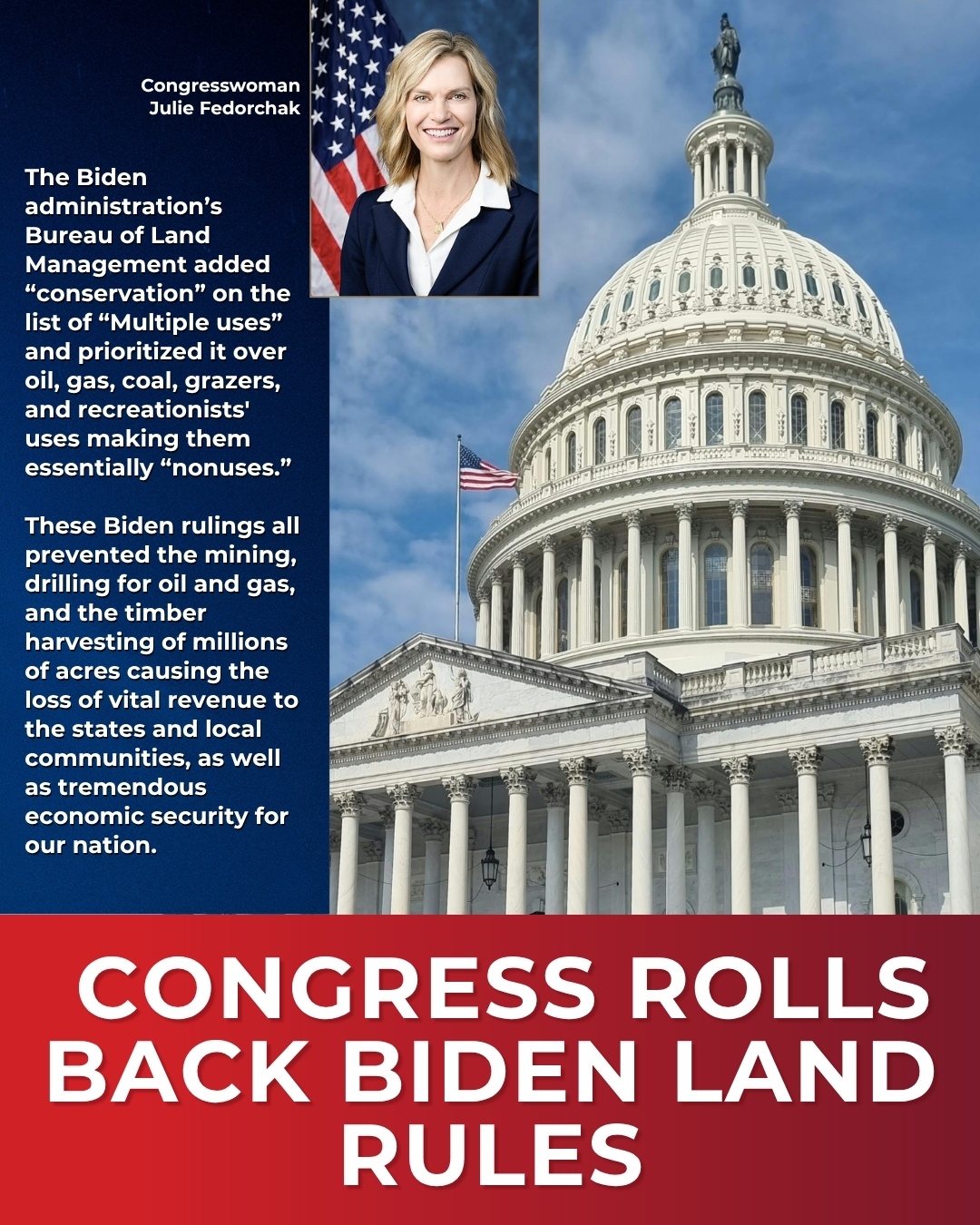 Congress Overturns Biden Land Use Rules