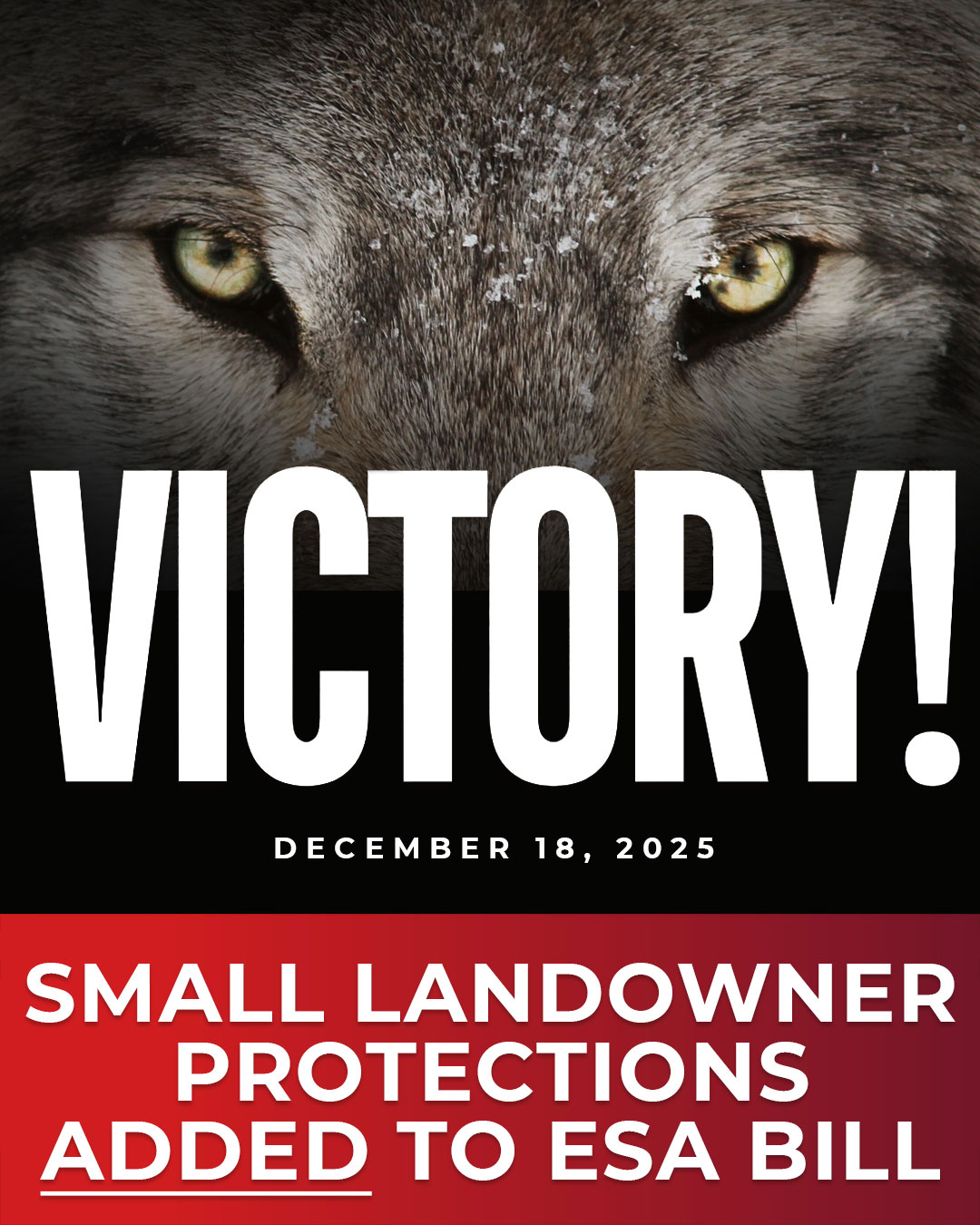 Small Landowner Protections Added to ESA Bill