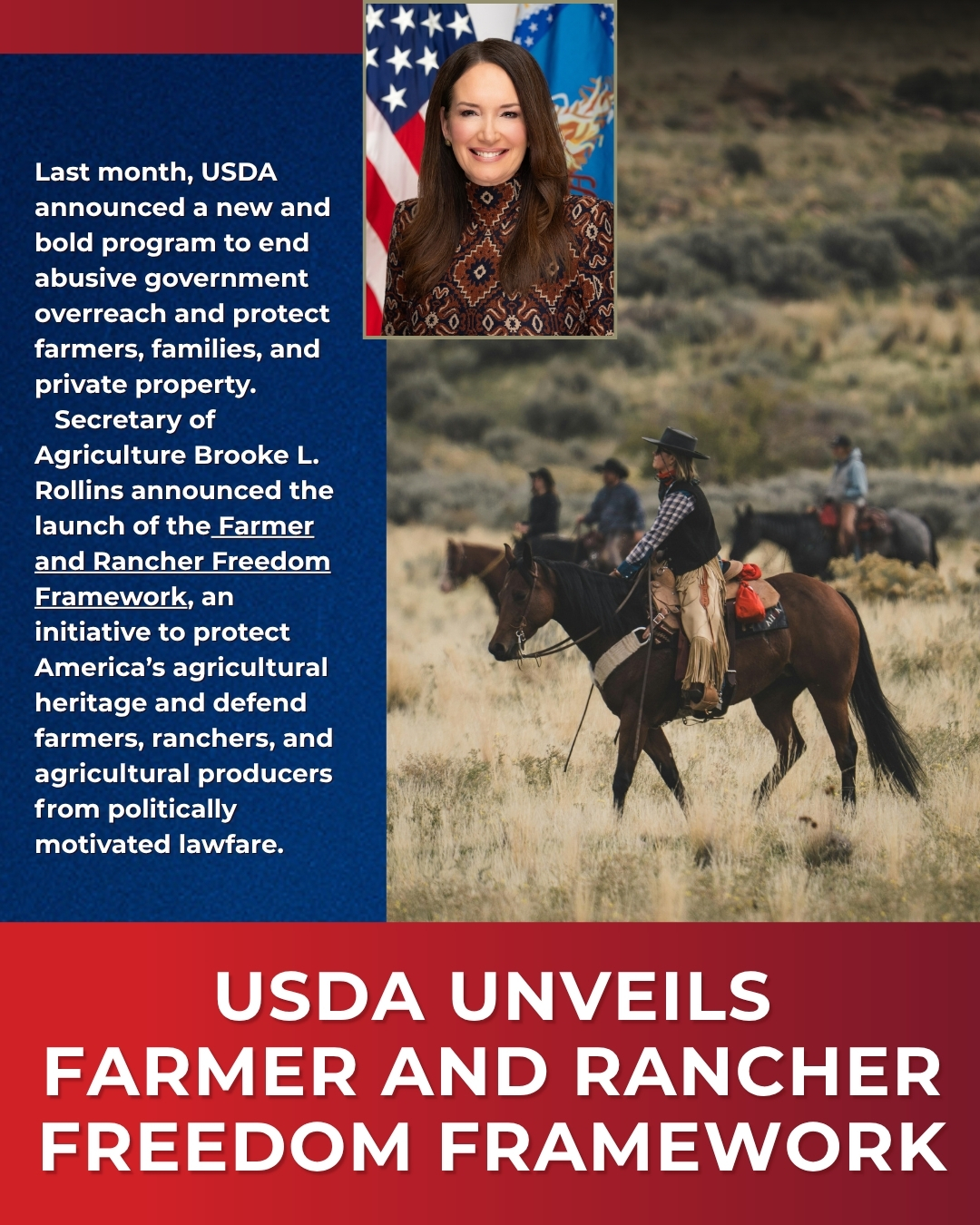 USDA Announces Farmer and Rancher Freedom Framework to End Agricultural Lawfare