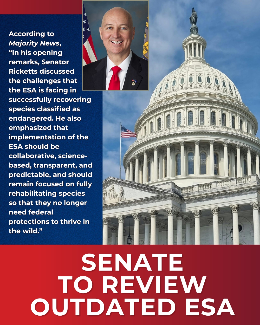 Senate Looks to Fix Outdated ESA