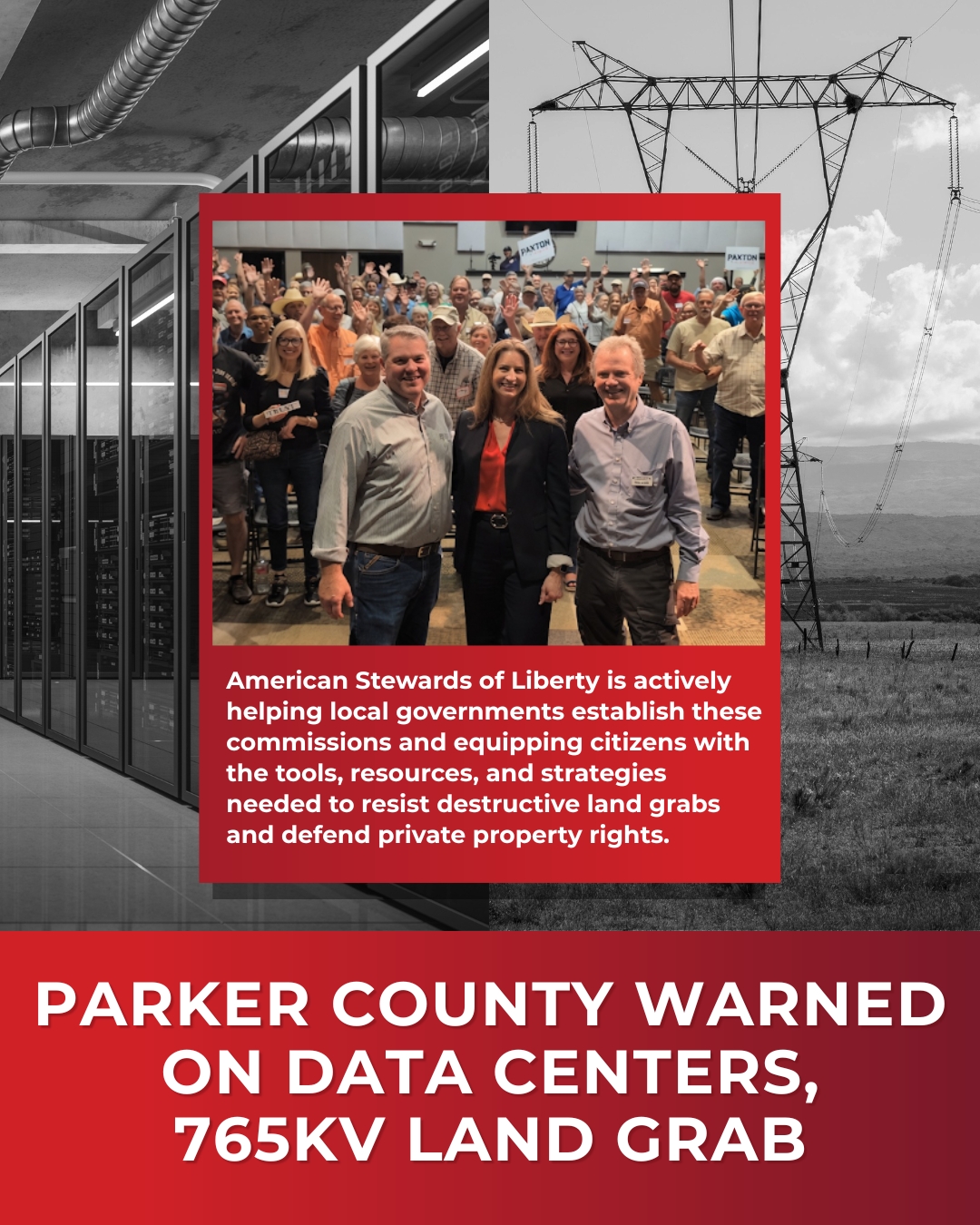 Parker County Conservatives Hear Warning on Data Centers and the 765kV Land Grab