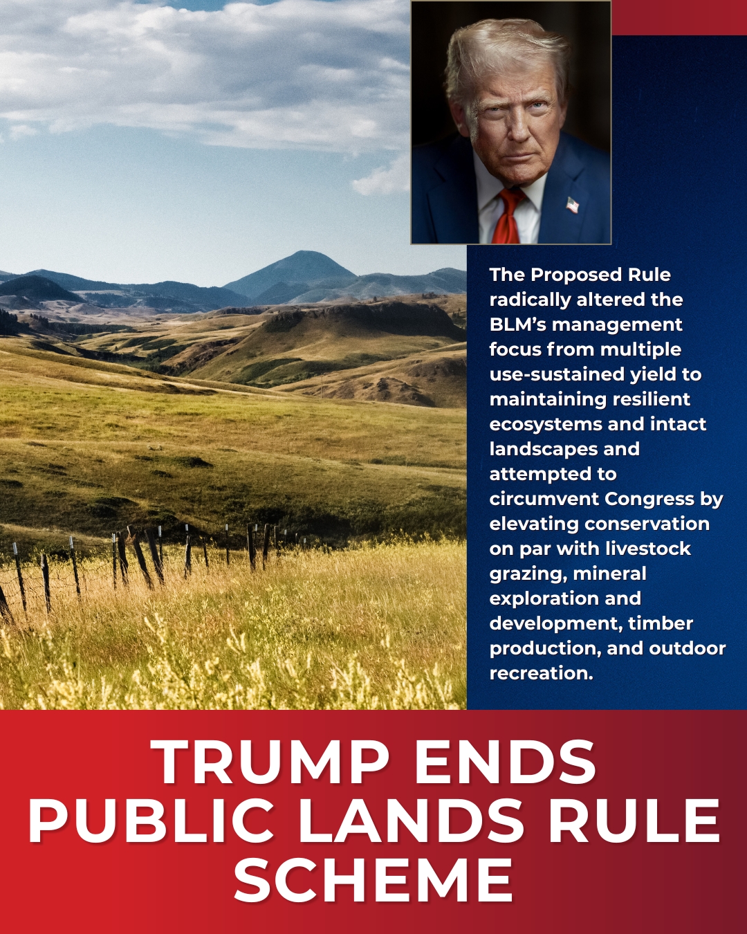 Trump rescinds Public Lands Rule