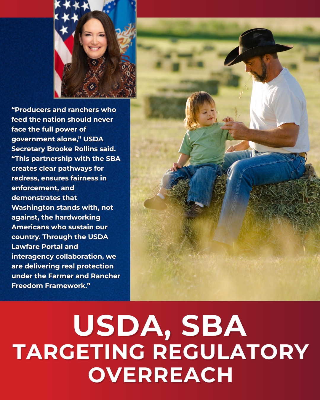 USDA, SBA Announce Partnership to Fight Weaponized Regulations