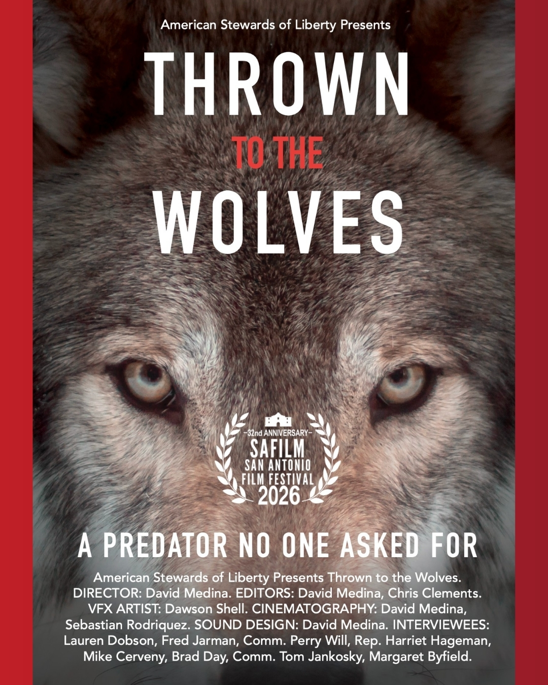 “Thrown to the Wolves” Finalist San Antonio Film Festival