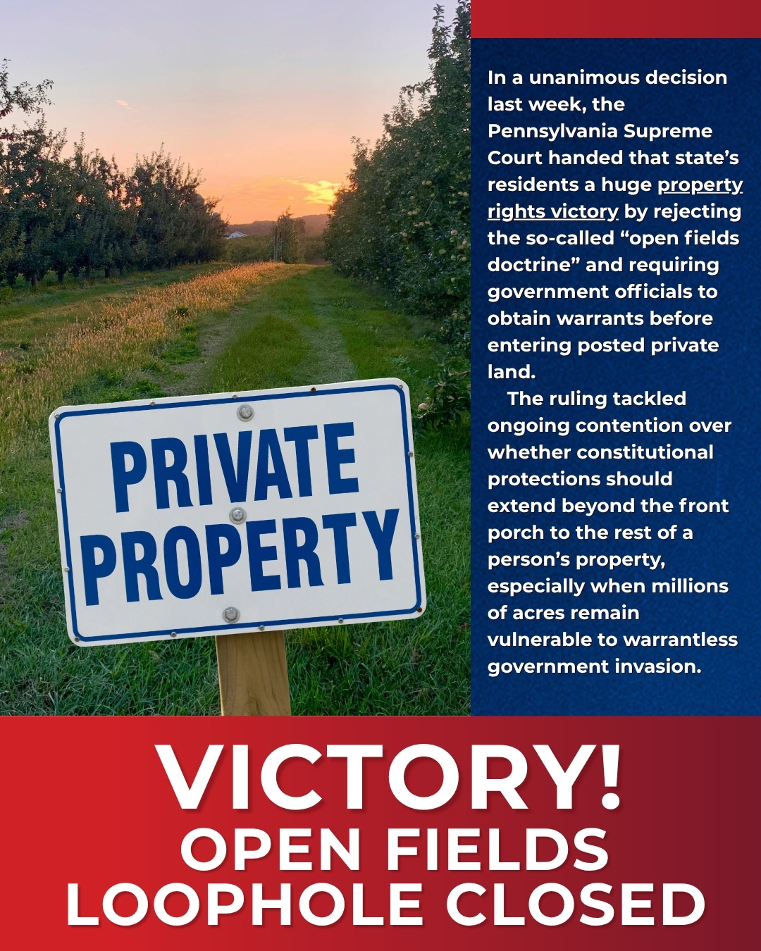 Closing the Open Fields Doctrine Loophole