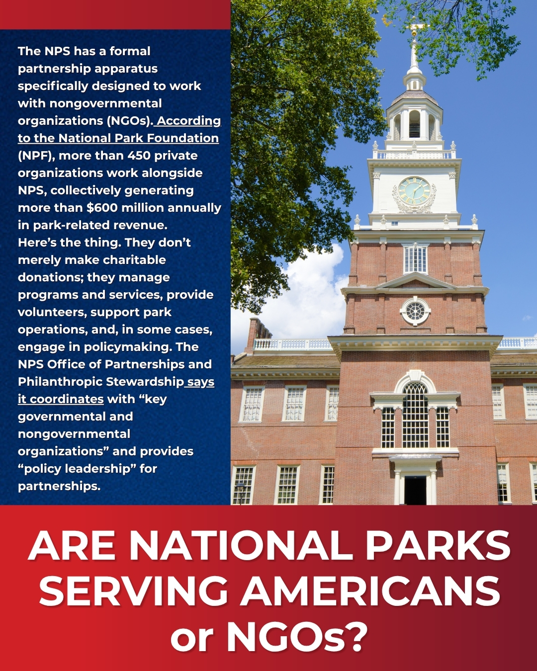 The NGOs Behind the National Parks
