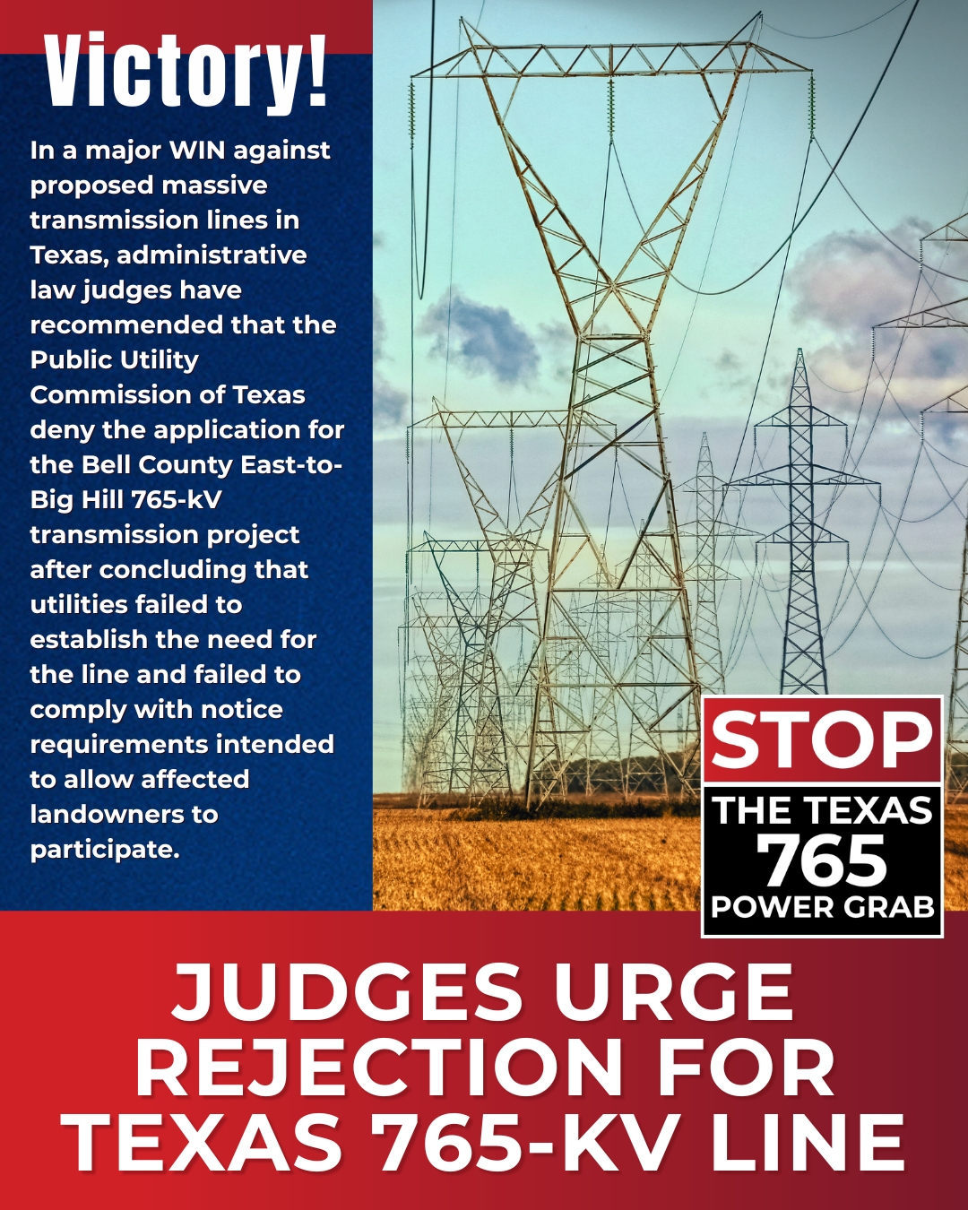 Judges Recommend Denial of Key Texas 765-kV Transmission Line